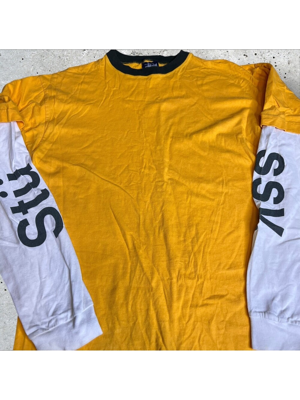 90's Stussy Graphic Long-sleeve Tee Size L
